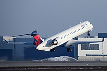 Bombardier CRJ-900 der Endeavor Air, betrieben für Delta Connection