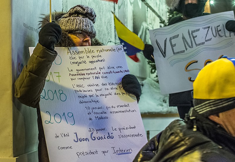 File:Demonstrations and protests in Venezuela in 2019 in Quebec city, Canada 16.jpg