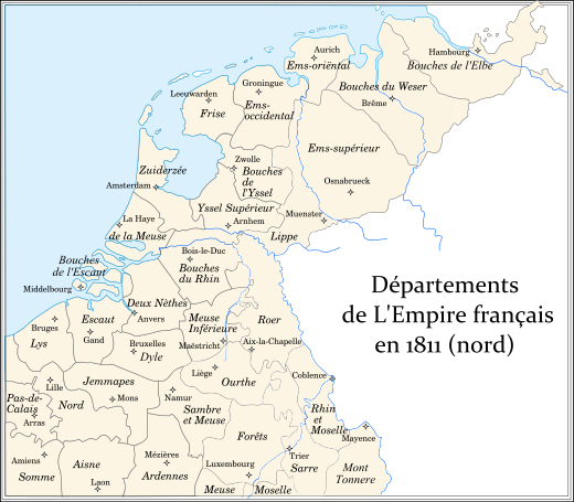 Nederland bestaat niet tussen 1810 en 1813