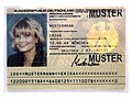 Personalausweis, Ausgabezeitraum: 1. April 1987 bis 30. Oktober 2010 (in den neuen Bundesländern erst nach der deutschen Wiedervereinigung)