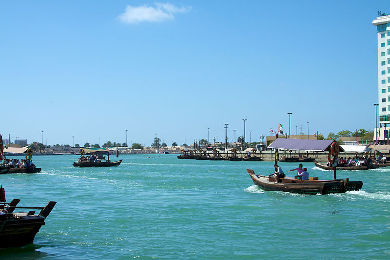 File:Dhows plying the Dubai Creek (5374111274).jpg