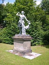 Standbeeld in Hermsdorf/Spree