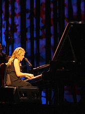 Krall performing in Cologne, Germany in October 2009 DianaKrall Cologne 2727.jpg