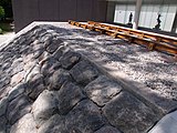 佐賀県立博物館に移築再現された高輪築堤