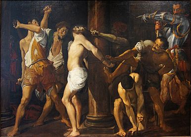 La flagellation (1590) Musée de Douai.