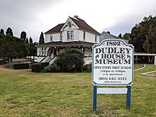 Dudley House Museum with sign Dudley House Ventura.jpg