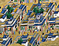 Image 19A view of Edo, from a 17th-century screen painting (from History of Tokyo)