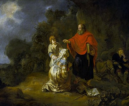 Elisha and the Shunammite woman. Gerbrand van den Eeckhout, 1649.
