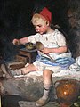Emma Ekwall Young Girl with Wooden Spoon and Coffee Mill.jpg