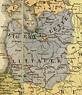 Thumbnail for File:Ethnographic map of Lithuanians and Latvians in 1847 by Heinrich Berghaus.jpg