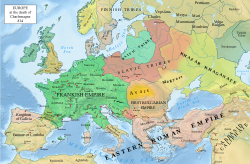 karta evrope karla velikog Rani srednji vijek   Wikipedia karta evrope karla velikog