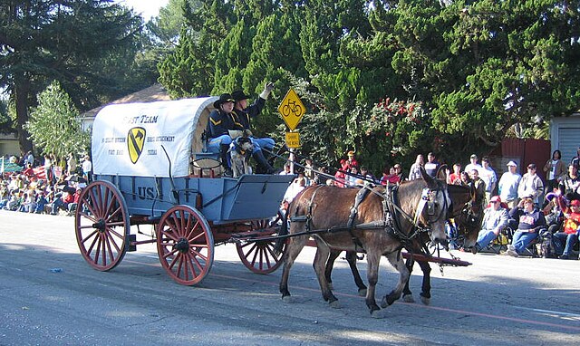 First Cavalry Division, U.S. Army, Fort Hood (now Fort Cavazos), Texas at the 2007 Rose Parade