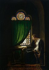Fleury François Richard, Valentine de Milan pleurant la mort de son époux, vers 1802 (musée de l'Ermitage).