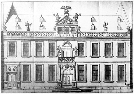 Emperor Charles's residence Palais Barckhaus in Zeil, Frankfurt, which he used in exile