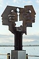 English: A sculpture ("Brücken der Begegnung") in Friedrichshafen. Deutsch: Eine Skulptur ("Brücken der Begegnung") in Friedrichshafen.