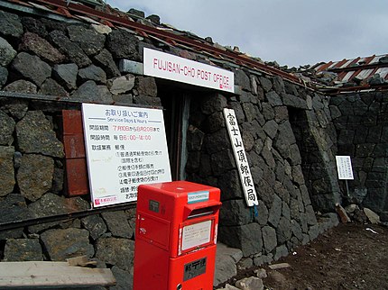 富士山頂郵便局の有名地