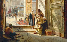 ダマスカスのモスクの入り口 (1890)