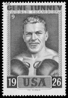Stamp honoring heavyweight champion Gene Tunney Gene Tunney.jpg
