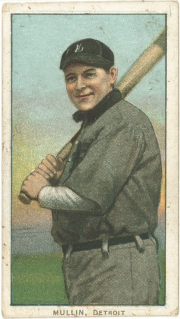 1909 Mullin baseball card