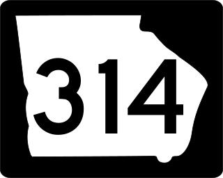 <span class="mw-page-title-main">Georgia State Route 314</span> Highway in Georgia, United States