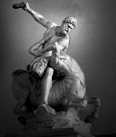 Hercules and Nessus, 1599, Loggia dei Lanzi, Florence