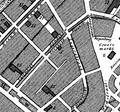 Turfmarkt e.o. (fragment kaart gemeenteatlas Kuyper)