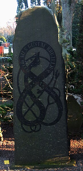 Fil:Grave of swedish archeaologist nils gustaf bruzelius in lund sweden.jpg