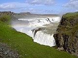 Gullfoss. In Island gibt es Hunderte Wasserfälle.