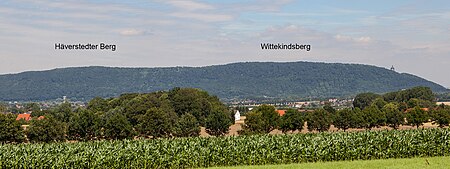 Häverstedter Berg Wittekindsberg von Süden