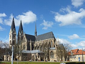 Illustrasjonsbilde av seksjonen Halberstadt katedral