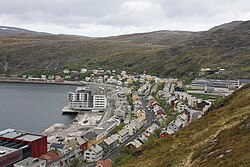 Centro della città di Hammerfest