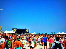 Large crowd around the Chevrolet Stage during Hangout Music Fest 2012. Hangout MusicFest 2012 - Chevrolet Stage.jpg