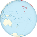 Hawaii Territory on the globe (small islands magnified) (Polynesia centered).svg