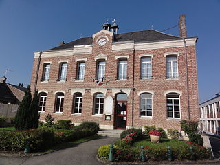 Homblières (Aisne) mairie.JPG