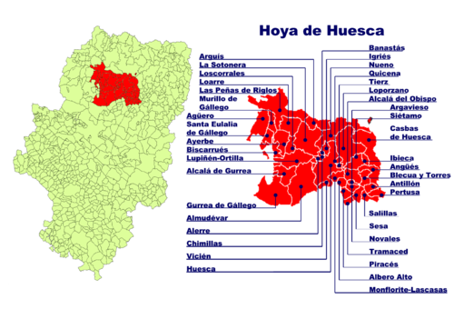 Comarca of Hoya de Huesca