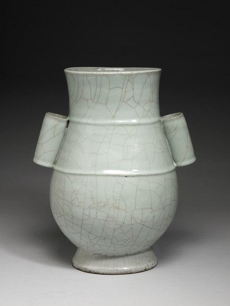 File:Hu vessel with tubular lugs, Guan ware, Southern Song Dynasty (c.1127-1279 C.E.).tif