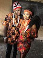 Igbo bride and groom traditional attire
