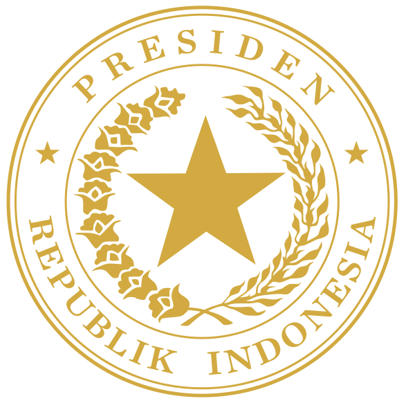 Berkas:Indonesian Presidential Seal gold.svg