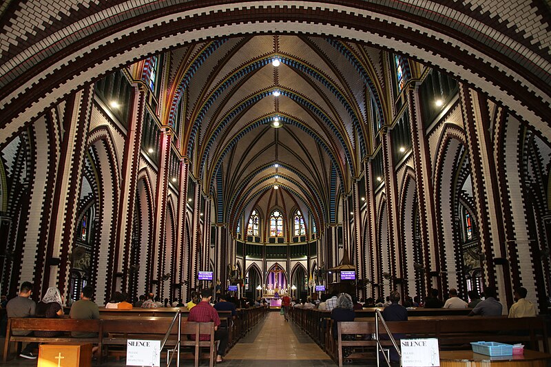 File:Inside St. Mary's Cathedral, Yangon Mike Krüger 200226 1.jpg