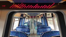 Interior of a fourth generation S-Train (H line to Frederikssund) Inside of a 4th Generation S-Train.jpg