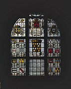 Glas in de Coolkapel in de Sint-Janskerk van Gouda