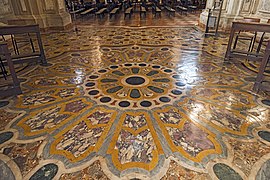   Polychrome marble floor