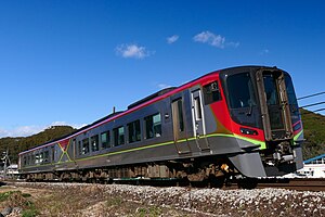 土佐くろしお鉄道所属の2700系で運行の「あしずり」（2021年12月）