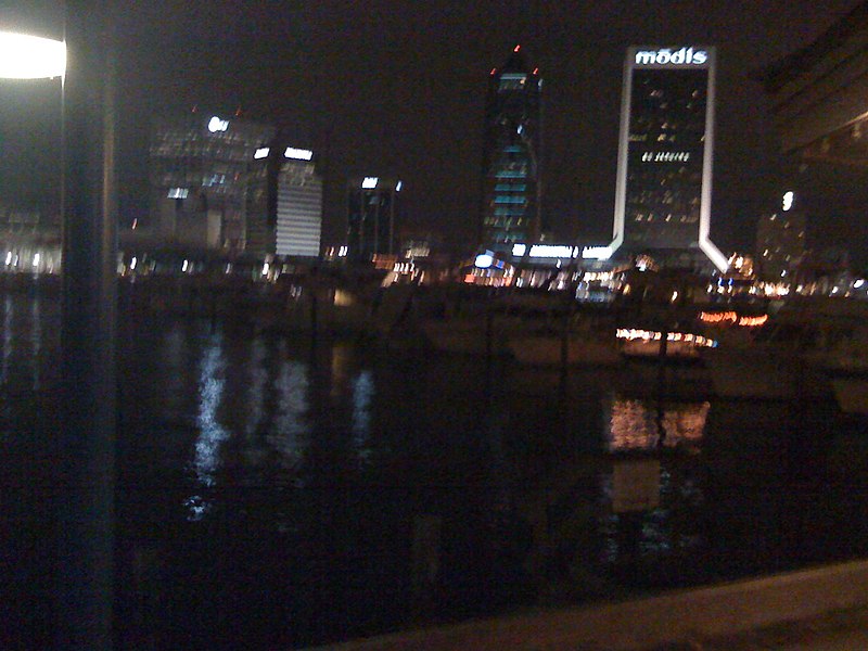 File:Jacksonville at night - panoramio.jpg