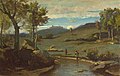 Jean-Baptiste Camille Corot - Campagne Romaine – Vallée rocheuse avec un troupea.jpg