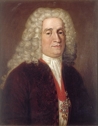 Portrait of José Patiño by Jean Ranc commander of the Spanish expedition