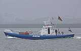 KNRM-reddingboot 'Koningin Juliana' op de Nieuwe Waterweg (2014).