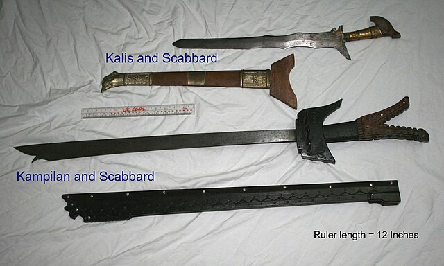 Filipino martial arts weapons
