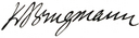 Karl Brugmann signature.png