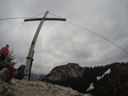 Kindlwand, Gipfelkreuz